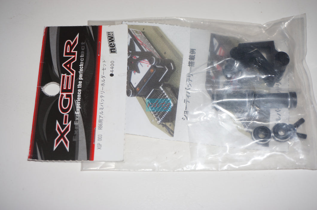 Kyosho RB6 Aluminum Battery Holder Set (X-Gear XGP-003)