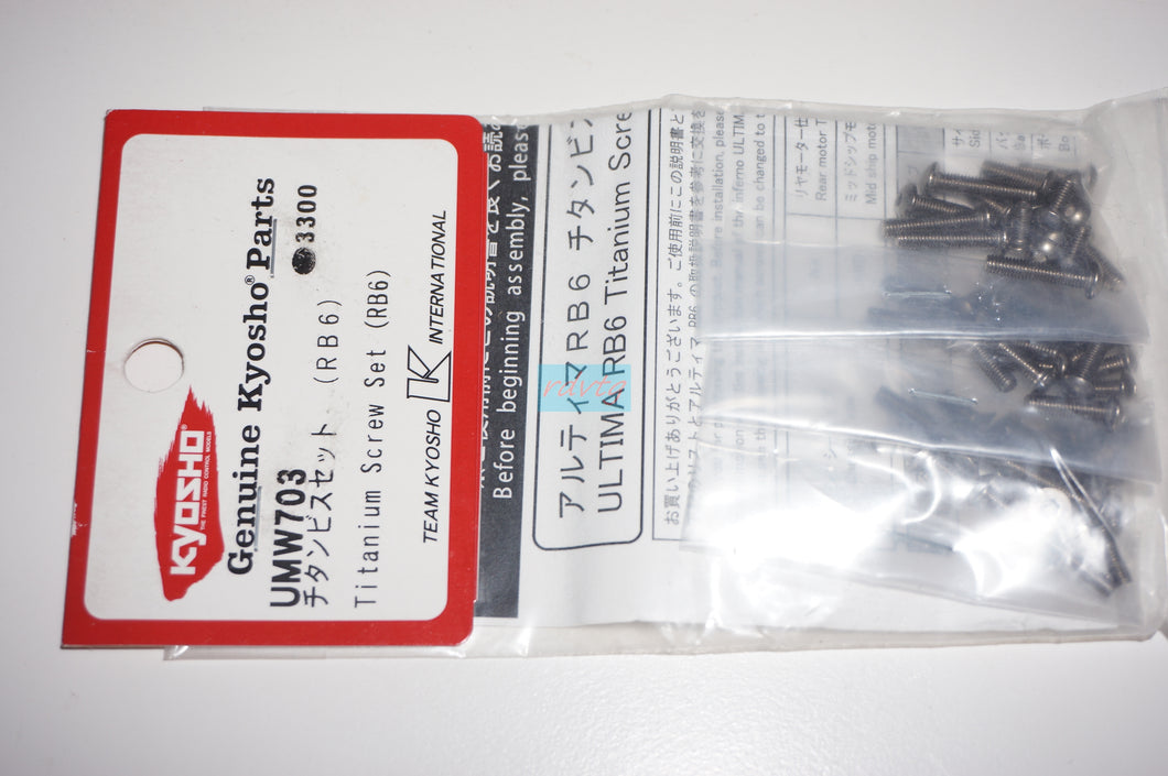 Kyosho RB6 Titanium Screw Set (UMW703)