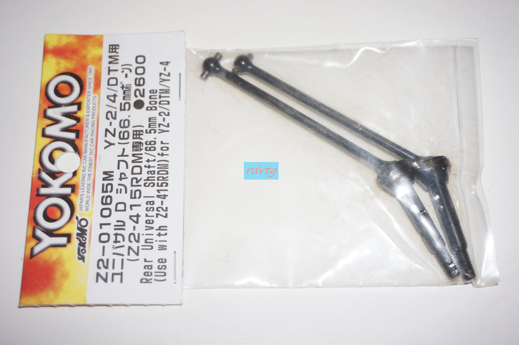 Yokomo YZ-2&YZ-4&DTM Rear Universal D Shaft/66.5mm for Z2-415RDM (Z2-01065M)