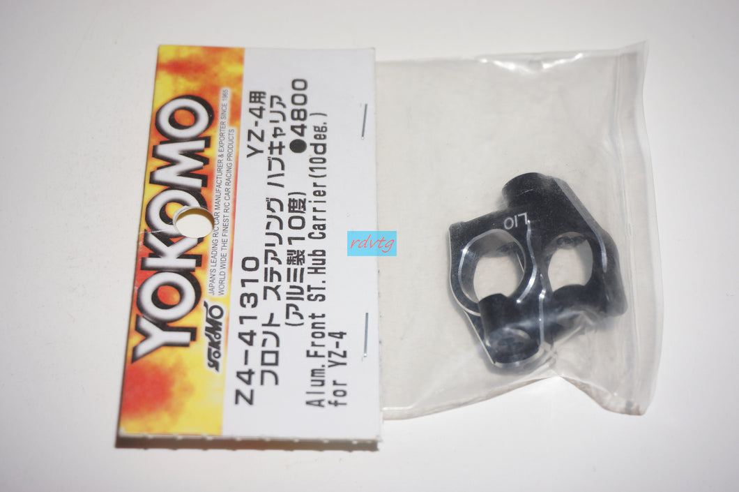 Yokomo YZ-4 Aluminum Front Steering Hub Carrier/10 deg (Z4-41310)