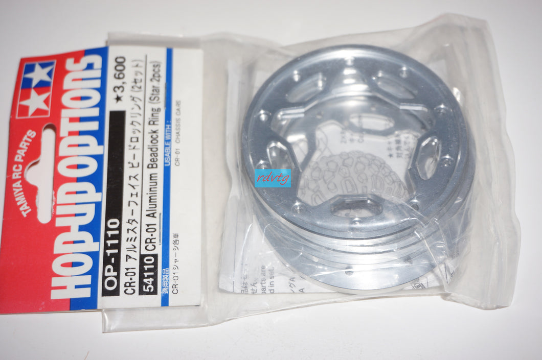 Tamiya CR-01 Aluminum Beadlock Ring/Star 2pcs (54110)