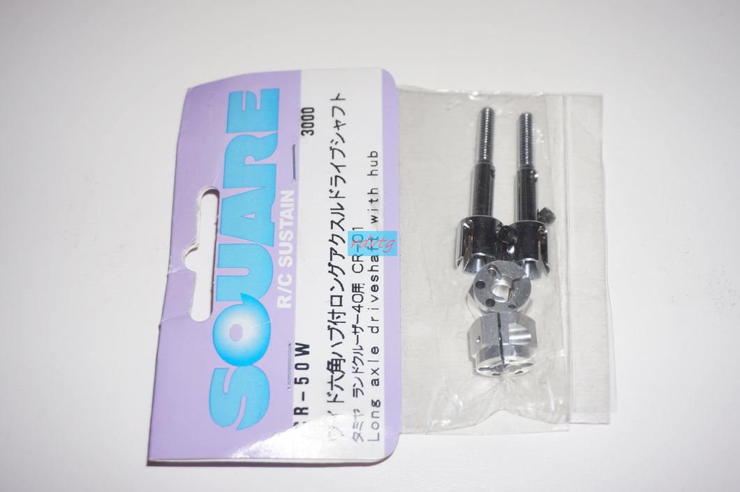 Tamiya CR-01 Long Axle Drive Shaft/w Hub (Square/SCR-50W)