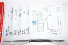 Load image into Gallery viewer, Kyosho Fantom EP-4WD Mini Servo KS3031-04M All Metal Gear (82278)
