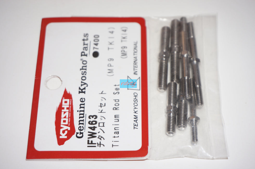 Kyosho MP9 TKI4 Titanium Rod Set (IFW463)