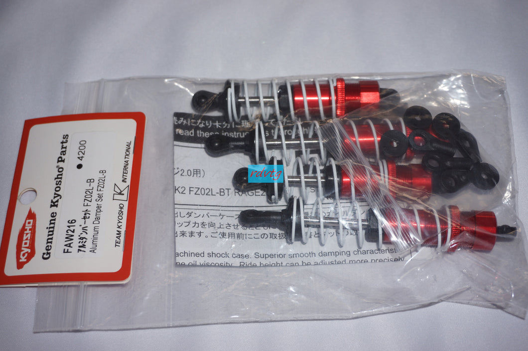 Kyosho FZ02L-B Aluminum Damper Set (FAW216)